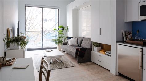 Small Space Living In Micro Apartments Nyc Architectural Digest