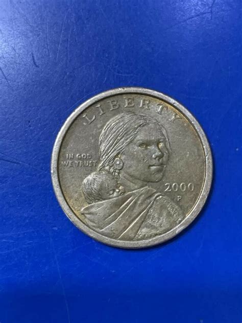 2000 P Sacagawea One Dollar Us Liberty Coin Philadelphia Mint