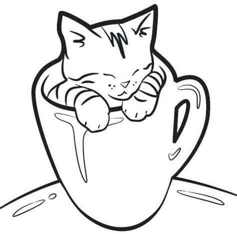 Free printable coloring pages and connect the dot pages for kids. 30 Free Printable Kitten Coloring Pages (Kitty Coloring ...