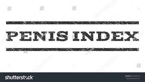 Penis Index Watermark Stamp Text Tag Stock Vector Royalty Free