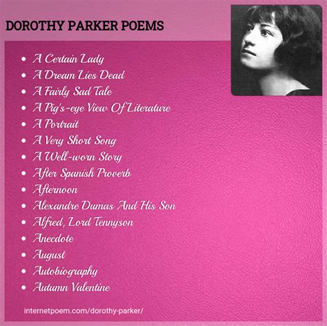 Dorothy Parker Dilemma Poems