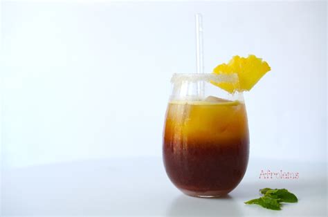 Zobo Pineapple Iced Tea Afrolems Nigerian Food Blog