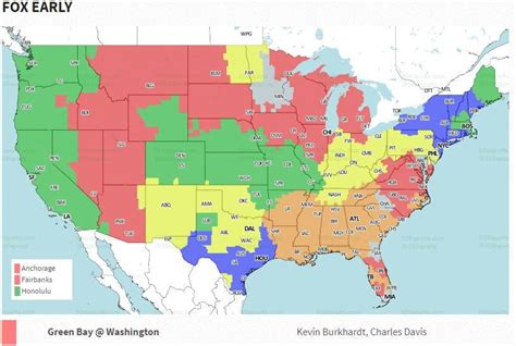 Tv Coverage Map Released For Packers Vs Redskins