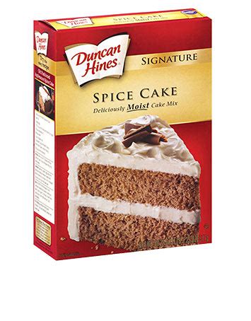 Combine cake mix, eggs and oil in large bowl. Signature Spice Cake Mix | Duncan Hines®