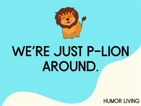55 Funny Lion Puns To Roar With Laughter Humor Living