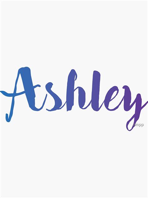 Ashley Sticker By Ampp Redbubble