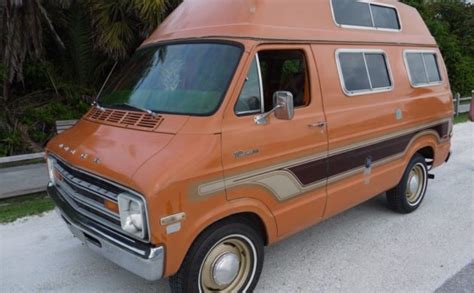 Become A Vanner 1975 Dodge Tradesman Camper Barn Finds