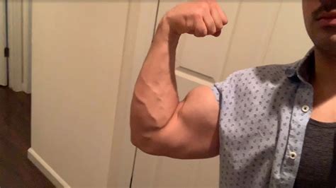 Flexing The Bicep In Shirt Youtube