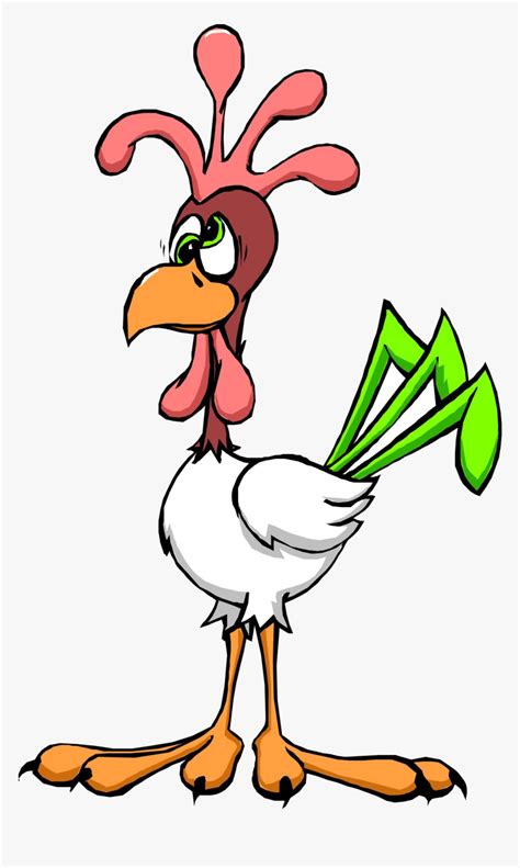 Chicken Cartoon Chickens Clipart Best Tatoo Pintura Animated Chicken HD Png Download Kindpng