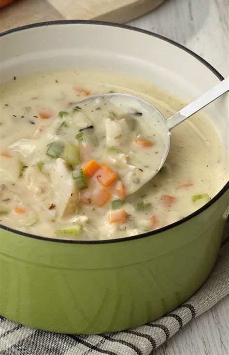 However his soup has increased my confidence to test out more recipes because it turned out so so good! Creamy Chicken & Wild Rice Soup | Recipe | Chicken wild ...