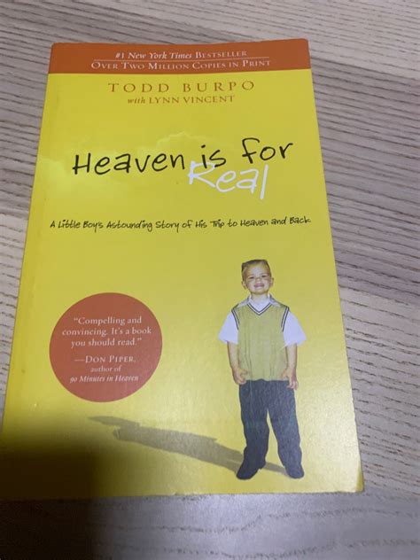 Heaven Is For Real Todd Burpo Hobbies And Toys Books And Magazines