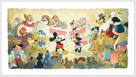 disney it all started with a mouse by toby bluth art center gallery