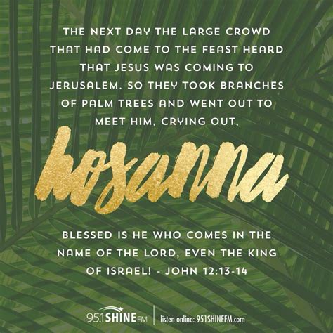 Palm Sunday Quotes From The Bible Palm Sunday Scripture Quotes To