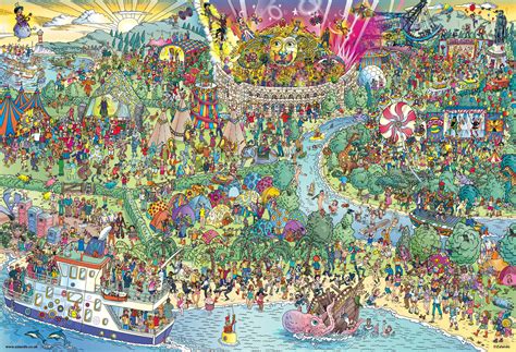 Can You Find Daft Punk In This Where S Wally Festival Map Buzz Ie
