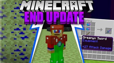 The End Update In Mcpe Minecraft Bedrock Edition End Update