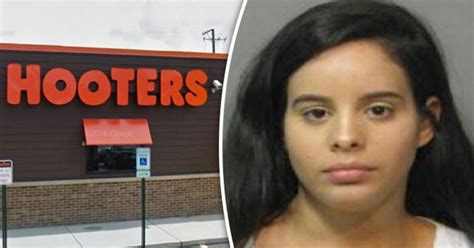Hooters Waitress Cuffed In Uniform Over Busty Bust Up With Female Co