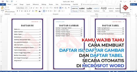 Cara Cepat Membuat Daftar Isi Cara Membuat Daftar Isi Otomatis Di