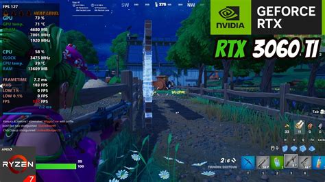 Fortnite RTX 3060 Ti 8gb MAX SETTINGS 1080p YouTube