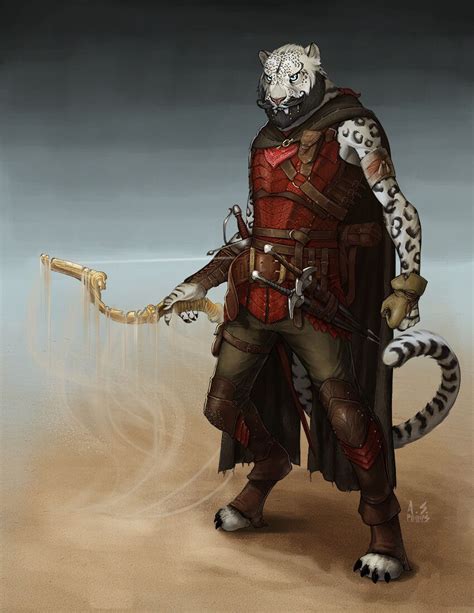Artstation Character Commission Branch Tabaxi Ranger Andrew