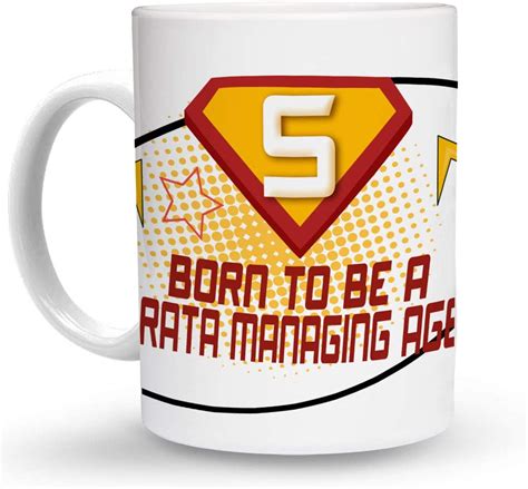 makoroni born to be a strata managing agent career 15 oz ceramic large coffee mug