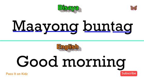 Learn Basic Bisaya Greetings In 3 Minutes With English Translation