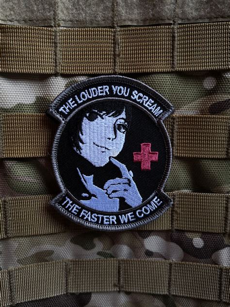 Anime Medic Morale Patch Louder You Scream — Fei Corp