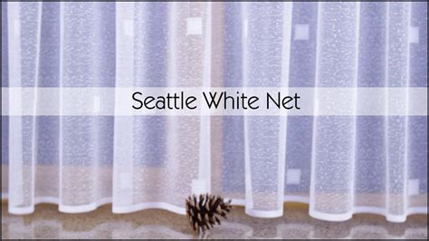 Seattle White Net Curtains - Woodyatt Curtains - YouTube