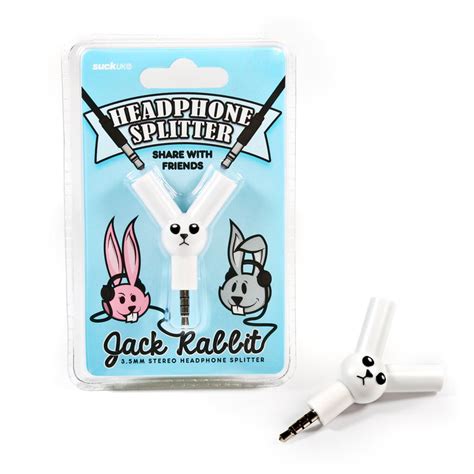 Jack Rabbit Headphone Splitter Share With Friends