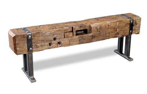 Handhewn is a new england based consulting firm dedicated to serving the needs of the modern grower. 60 Inch Reclaimed Hand Hewn Beam Bench | Arts and crafts ...