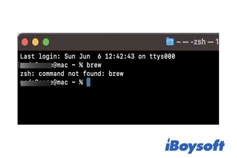 Fixed Mac Command Not Found Error In Terminal Zsh Bash