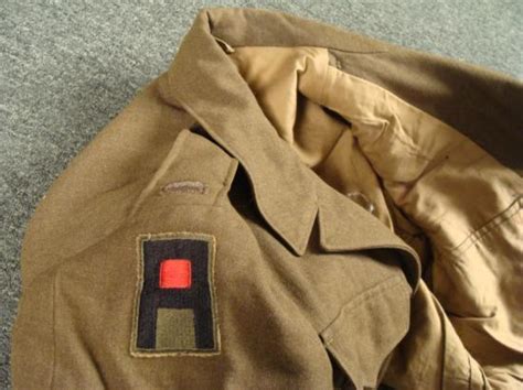 Wwii Us Army Ike Jacket Eisenhower Od 1944 W Patches