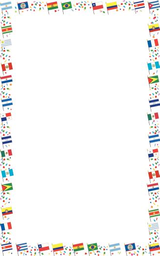Latino Flags Frame C Stock Illustration Download Image Now