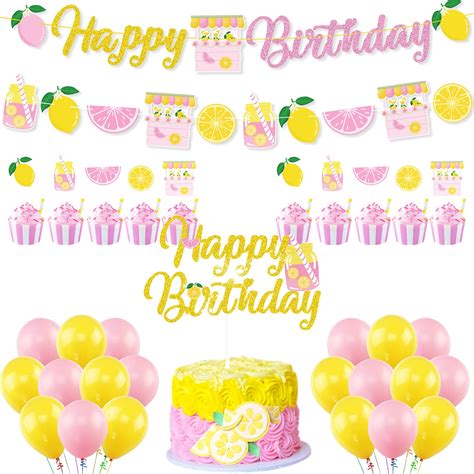Buy Lemon Party Decorations Lemonade Theme Party Supplies Happy