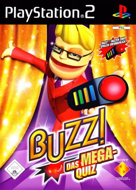 Buzz The Mega Quiz Boxarts For Sony Playstation 2 The Video Games Museum