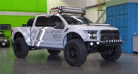 Ken Blocks Custom Ford F 150 Has Enough Lights To Communicate With