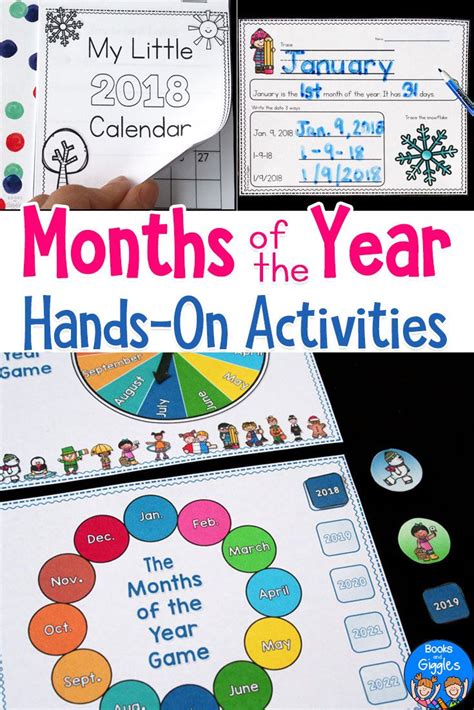Months Of The Year Worksheets And Activities Includes Games Mini