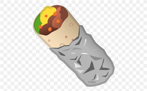 Burrito Mexican Cuisine Emoji Clip Art Png 512x512px Burrito