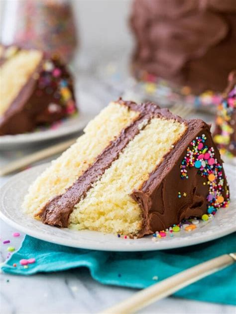 The Best Vanilla Cake Recipe Sugar Spun Run