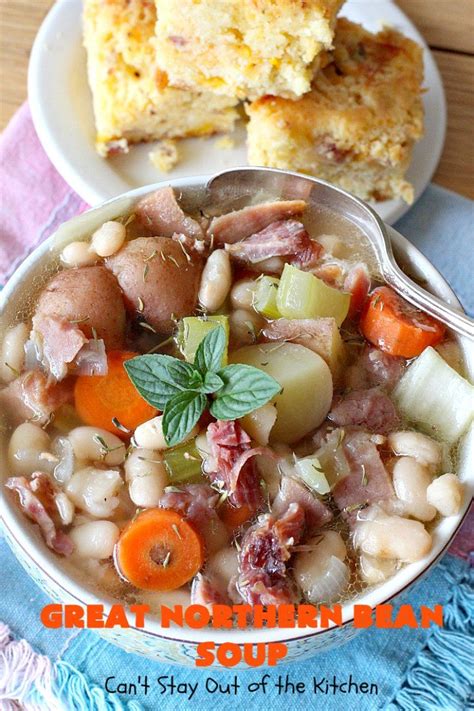 Let the beans cool thoroughly. Great Northern Bean Soup | Recipe in 2020 (With images ...