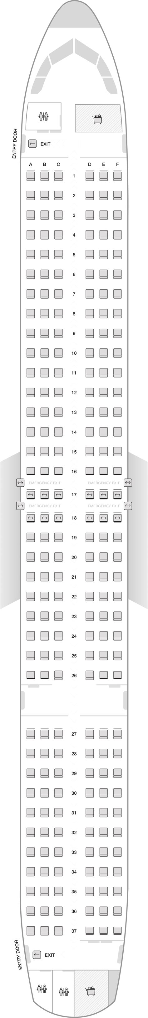 Airbus A321 Neo Seating Map