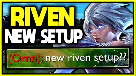 My New Riven Setup Is Better Than Ever Best Riven Build Season 10