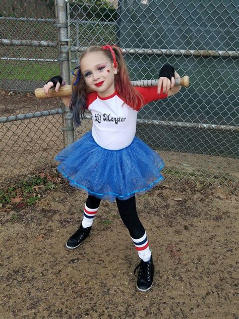 Diy Harley Quinn Costume Child Zonia Fain