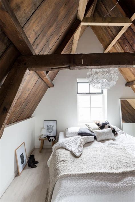 43 Impressive Bedroom Designs With Exposed Wood Beams Interior God