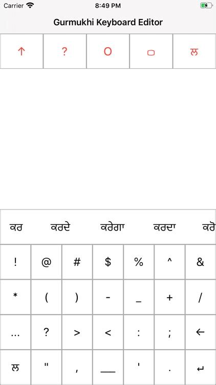 Gurmukhi Keyboard Editor By Chaitanya Jyothi Pappu