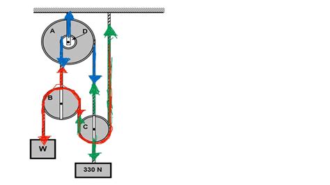 Estática Equilibrio Para Un Sistema De Poleas Youtube