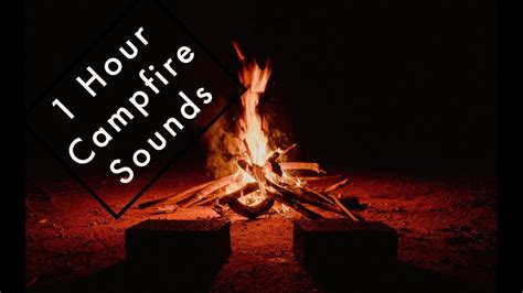 Relaxing Campfire Sounds 1 Hour Get Relaxed Before Bed Youtube