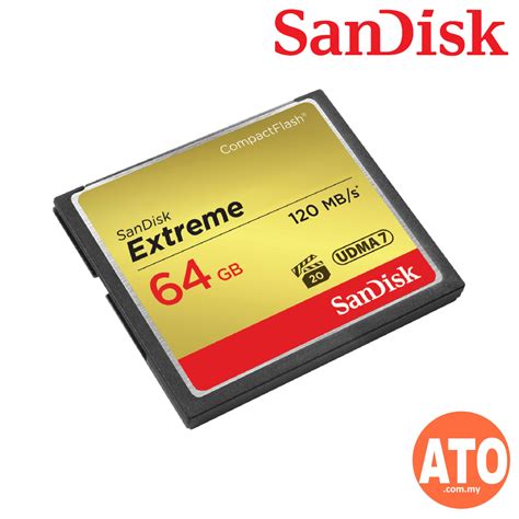 Sandisk Extreme Compactflash 64gb Memory Card