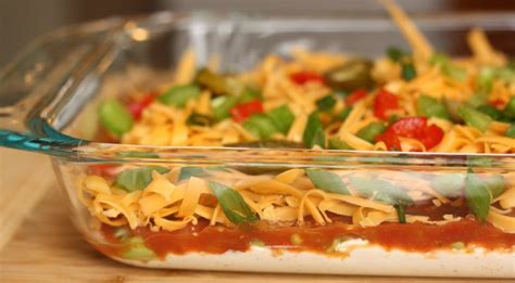 Layered Nacho Dip Cooking Amour