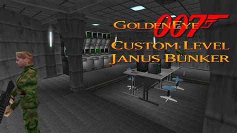 Goldeneye 007 N64 Janus Bunker 00 Agent Custom Level Youtube