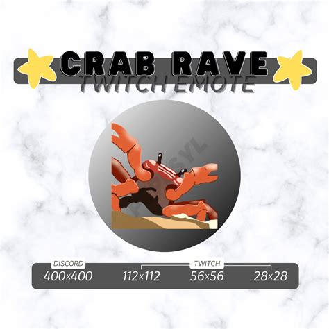 Buy Crab Rave Emote Discord Twitch Instant Download Online In India Etsy